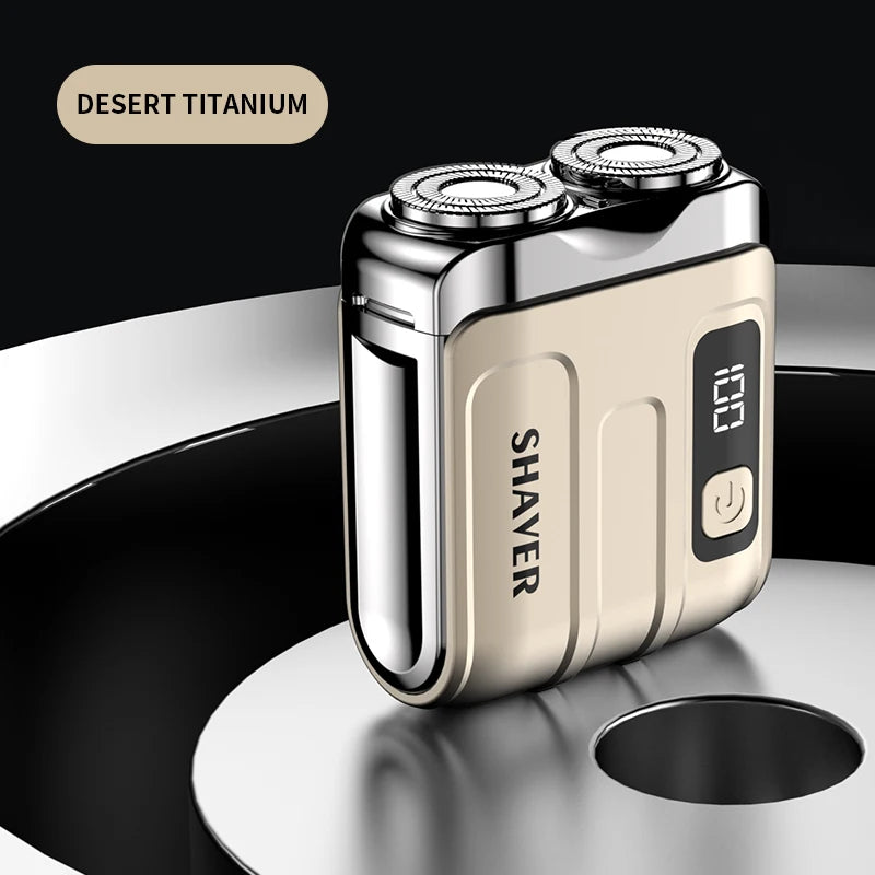 Portable Electric Shaver – Powerful Dual‑Blade Precision, USB Rechargeable, Great for Travel & Daily Touch‑Ups