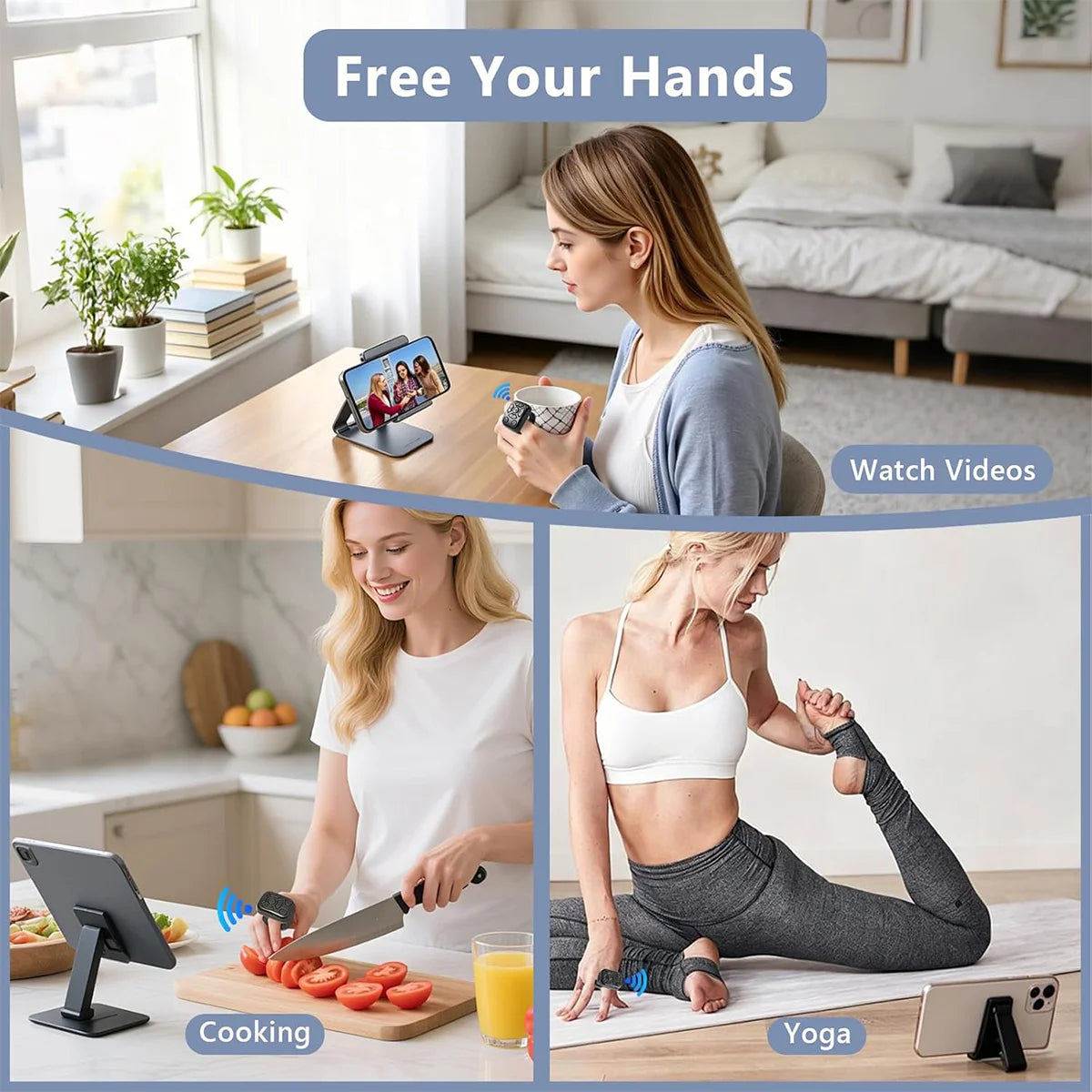 SmartScroll Ring – Hands‑Free Control for Readers & Creators