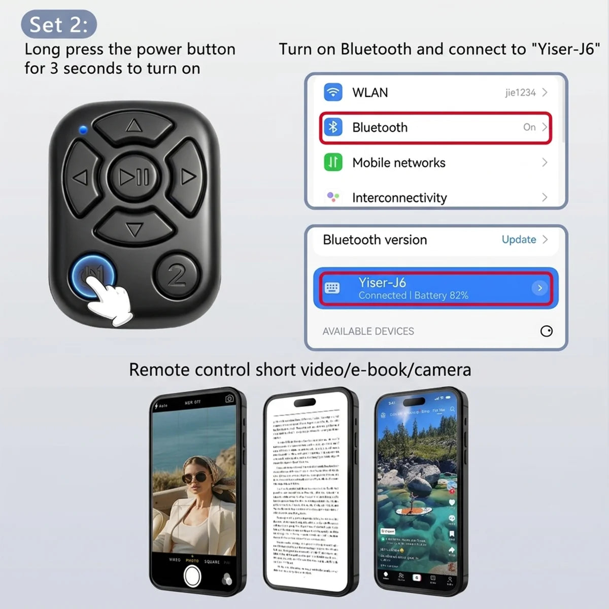 SmartScroll Ring – Hands‑Free Control for Readers & Creators
