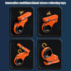 3D Finger Fidget Slider – Smooth Spin & Slide, Compact Design, For Stress Relief & Focus Boosting