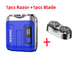 Portable Electric Shaver – Powerful Dual‑Blade Precision, USB Rechargeable, Great for Travel & Daily Touch‑Ups