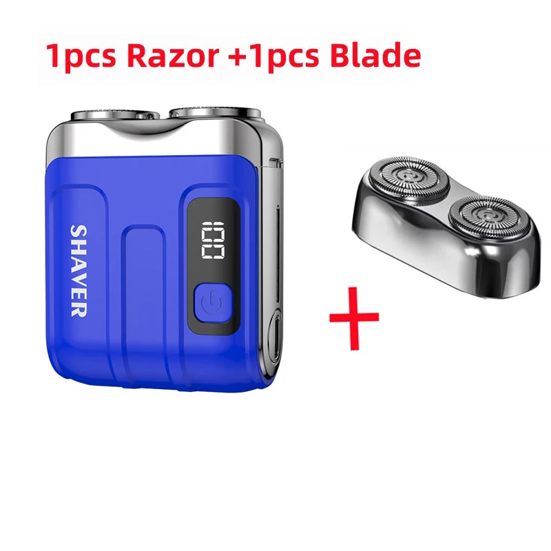 Portable Electric Shaver – Powerful Dual‑Blade Precision, USB Rechargeable, Great for Travel & Daily Touch‑Ups