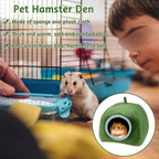 Small Animal Cozy Bed – Snug Winter Warmth, Plush Cotton Build, Ideal for Hamsters & Guinea Pigs