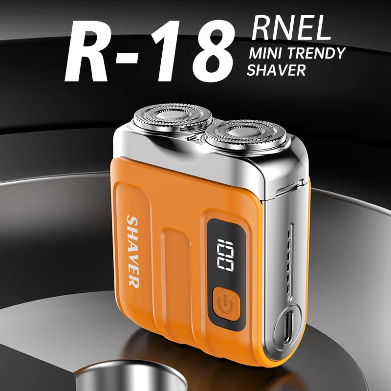 Portable Electric Shaver – Powerful Dual‑Blade Precision, USB Rechargeable, Great for Travel & Daily Touch‑Ups