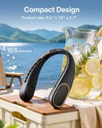 Wearable Neck Fan – Powerful 5000mAh Cooling, Hands‑Free Comfort, Perfect for Outdoor Heat
