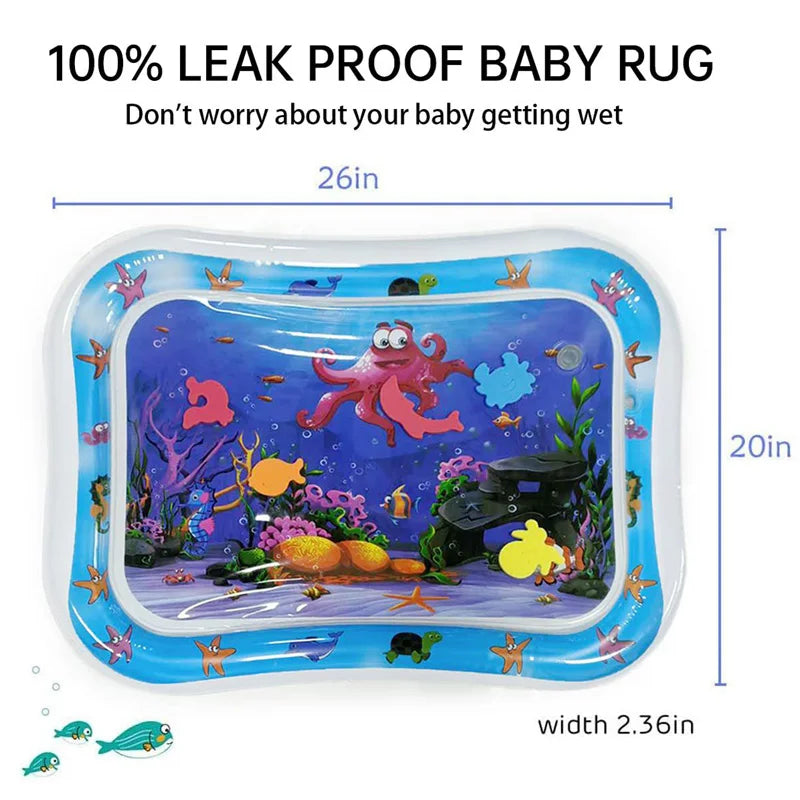 Baby Water Play Mat – Fun Tummy‑Time Support, Soft Inflatable Cushion, For Infants & Toddlers