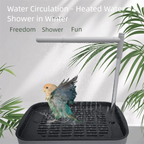 AutoFlow Bird Bath – USB Circulating Water Fountain, Quiet Motor, Perfect for Parrots & Small Birds