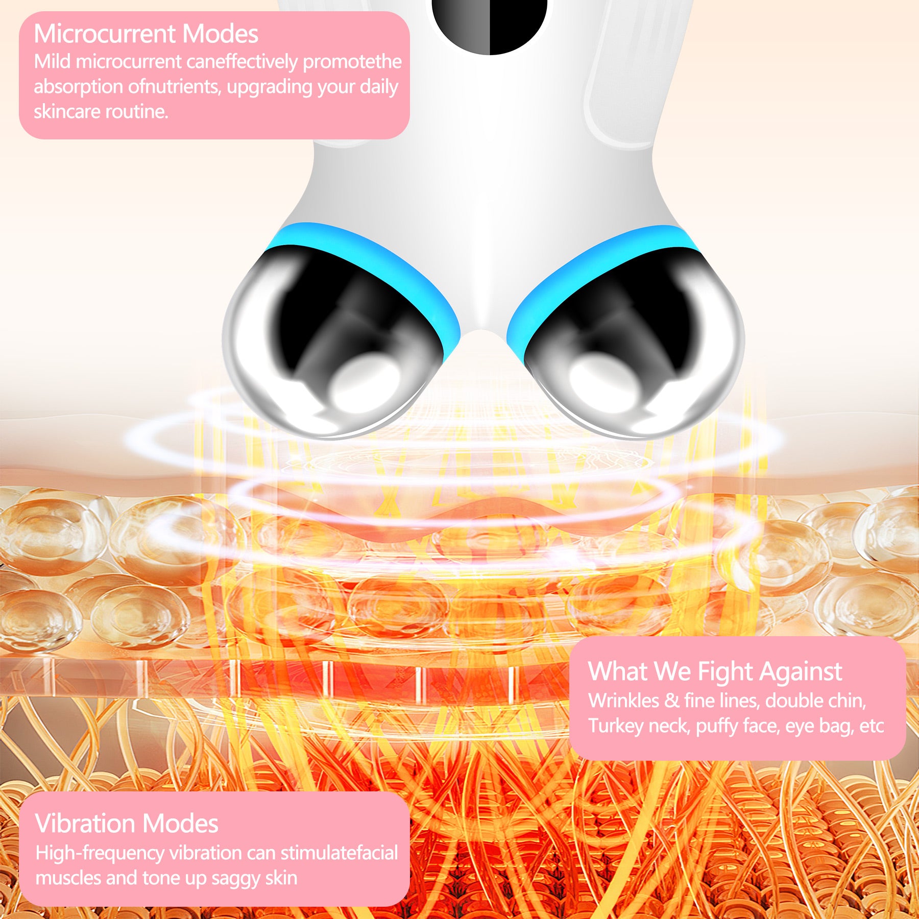Anti‑Aging Microcurrent Skin Lifter