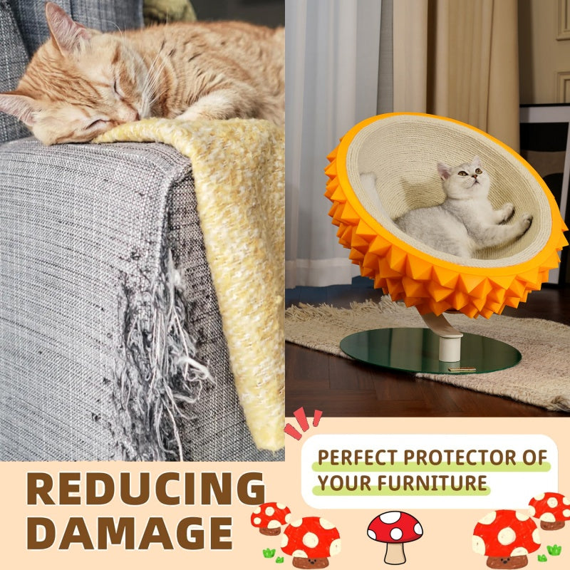 3‑in‑1 Durian Cat Pod – Bed, House & Scratcher