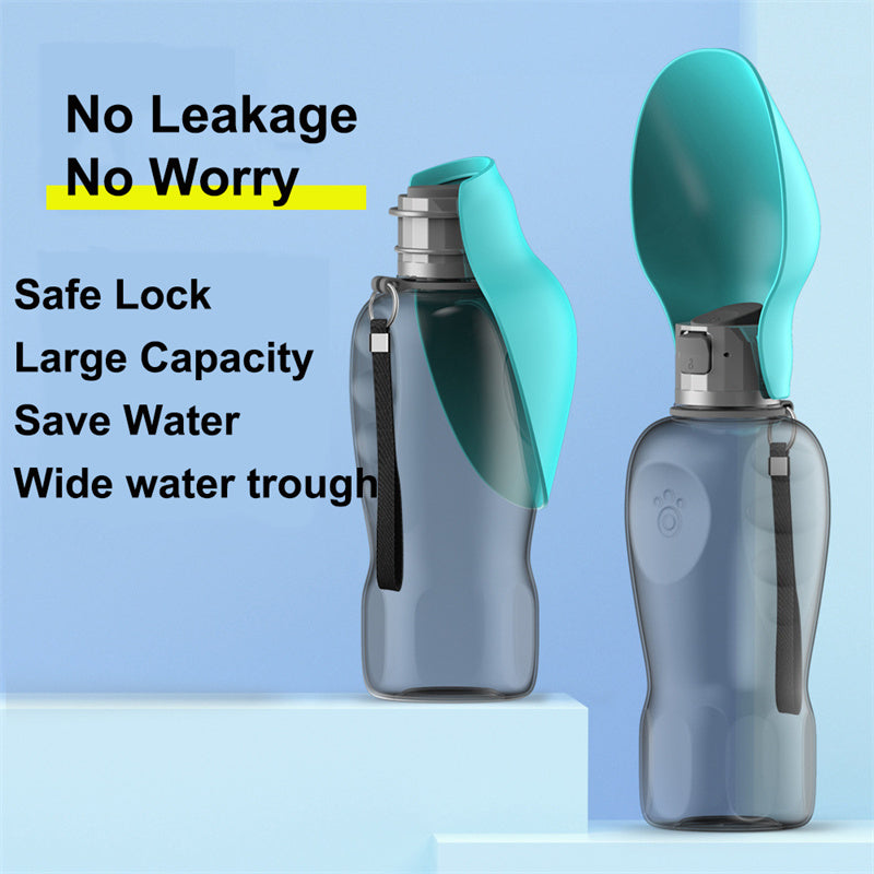 FetchFlow Foldable Dog Water Bottle