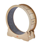 Large Indoor Cat Running Wheel – Quiet Exercise, 35.8" Stable Design, For Active Indoor Cats
