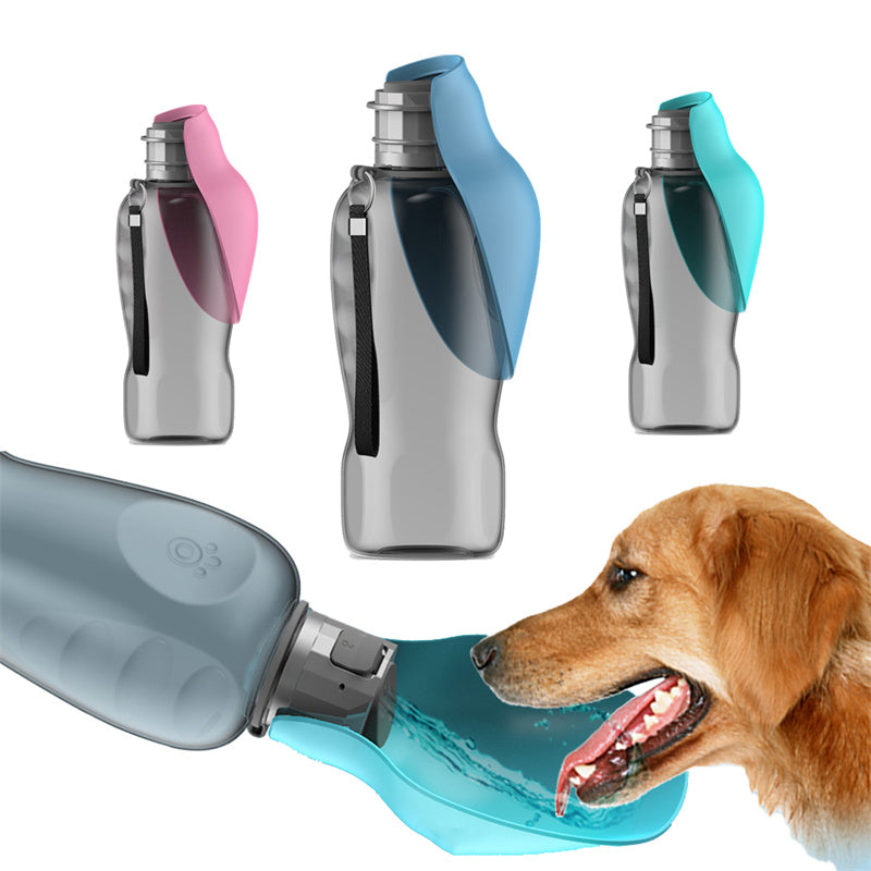 FetchFlow Foldable Dog Water Bottle