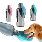 FetchFlow Foldable Dog Water Bottle – Spill‑Free Drinking, Foldable Bowl Top, Great for Walks, Hikes & Road Trips